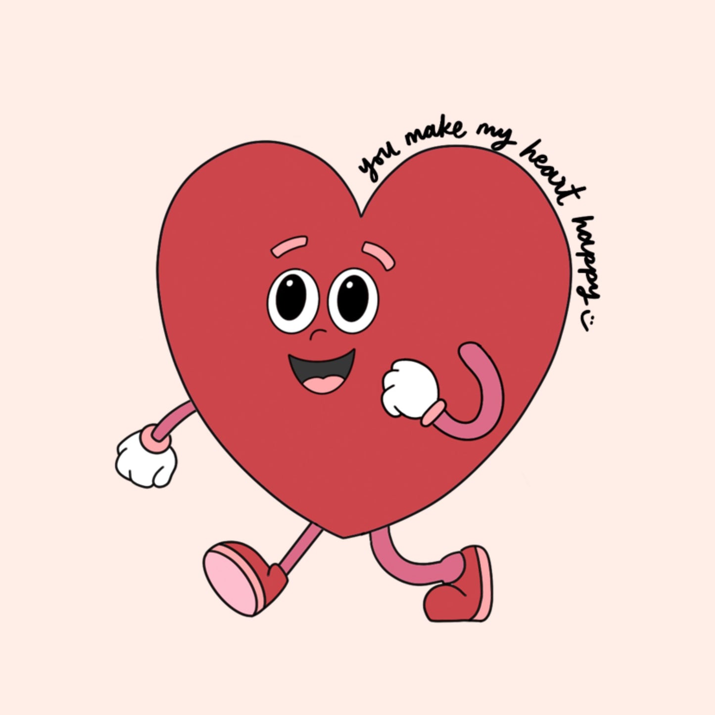 You Make My Heart Happy Stationery, Set of 10 Notecards Simply Happy Cards