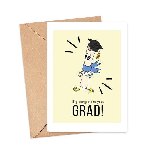 Big Congrats to You Grad Card Simply Happy Cards