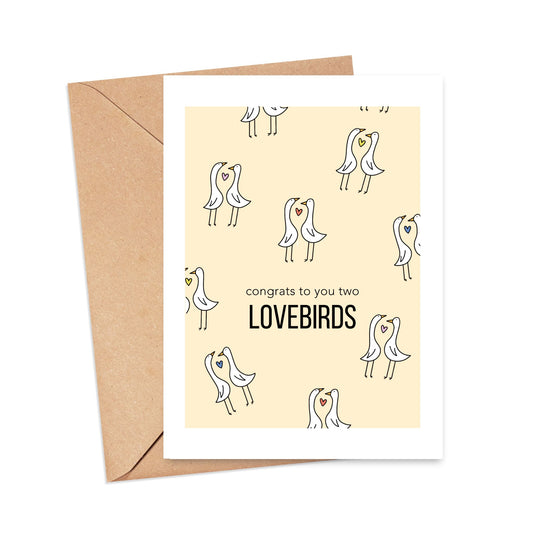 Congrats You Two Lovebirds Card Simply Happy Cards