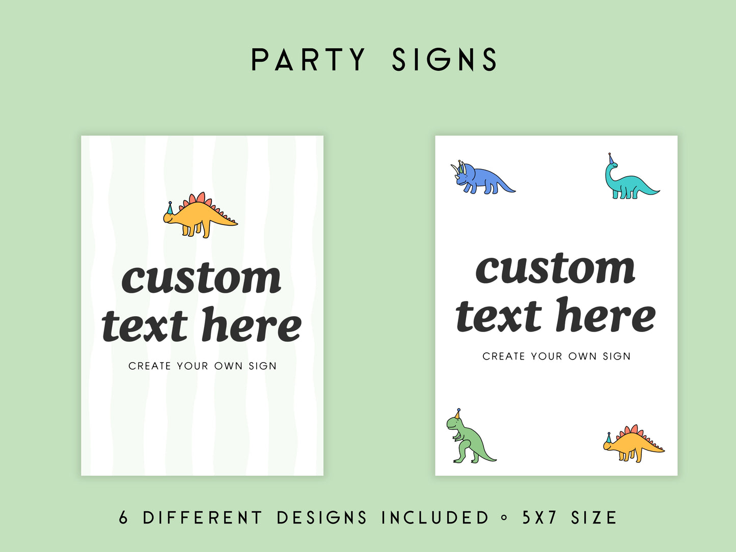 Dinosaur First Birthday Party Starter Set Simply Happy Paper