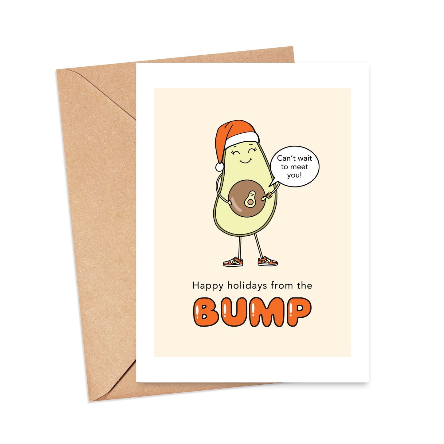 Happy Holidays from the Bump Card Simply Happy Paper