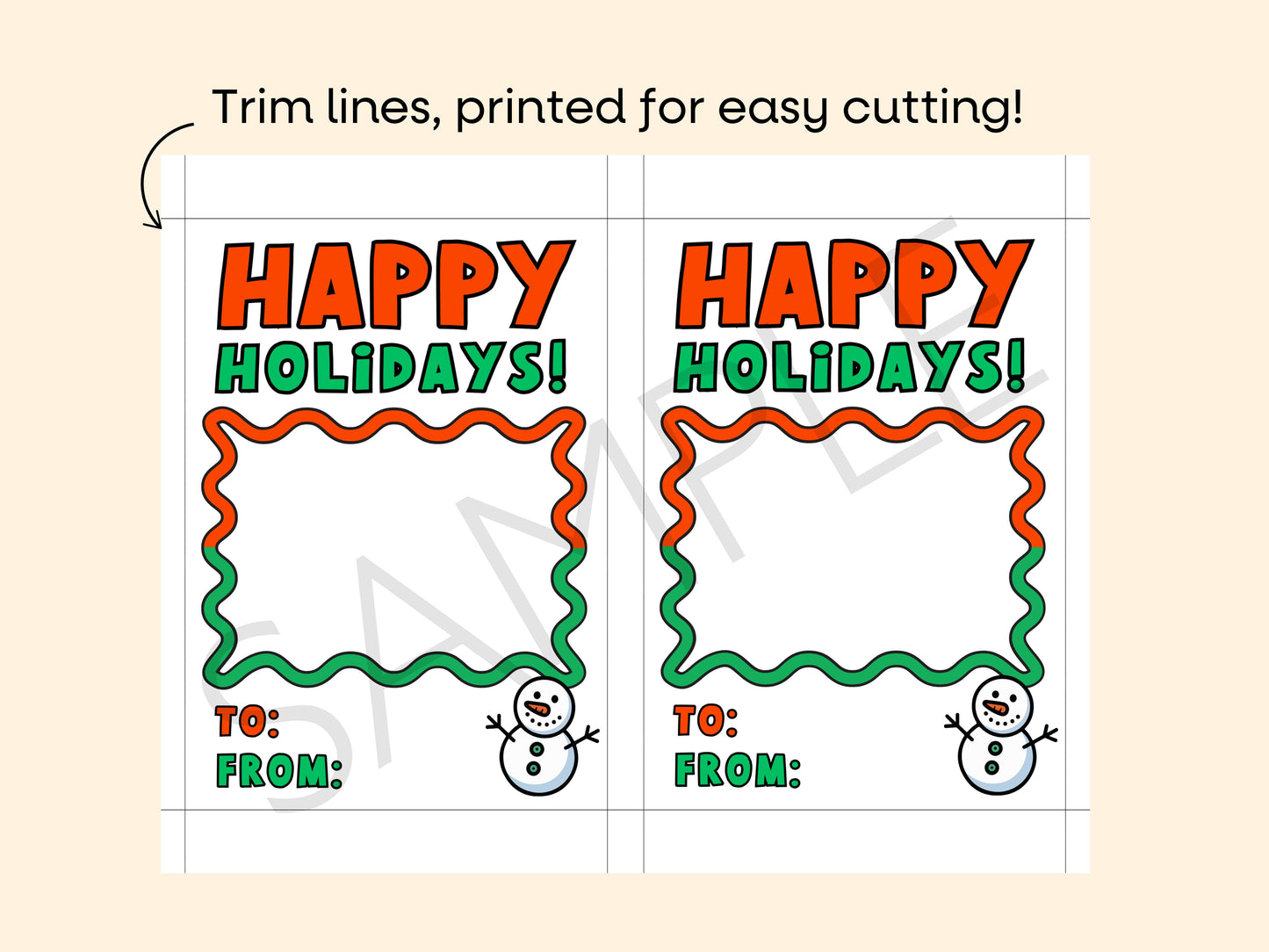 School Staff Gift Card Holder Printable Bundle Simply Happy Paper