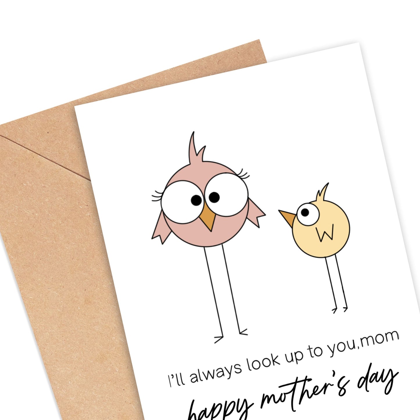 I'll Always Look Up to You Mom Card Simply Happy Cards