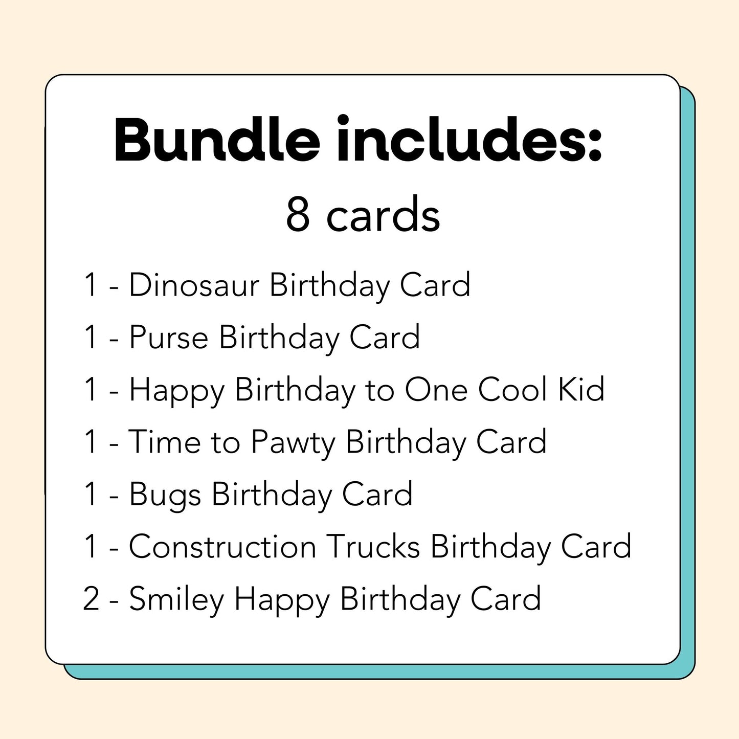 "My kids go to a lot of birthday parties" Bundle Simply Happy Paper