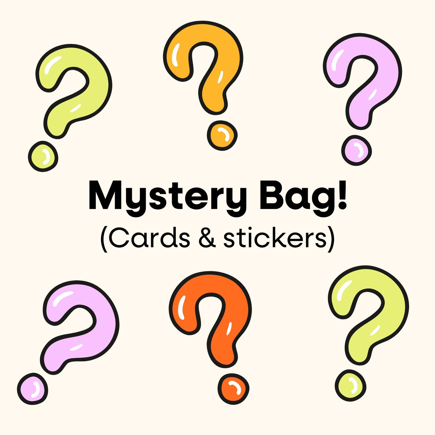Mystery Bag! (Cards and stickers) Simply Happy Paper
