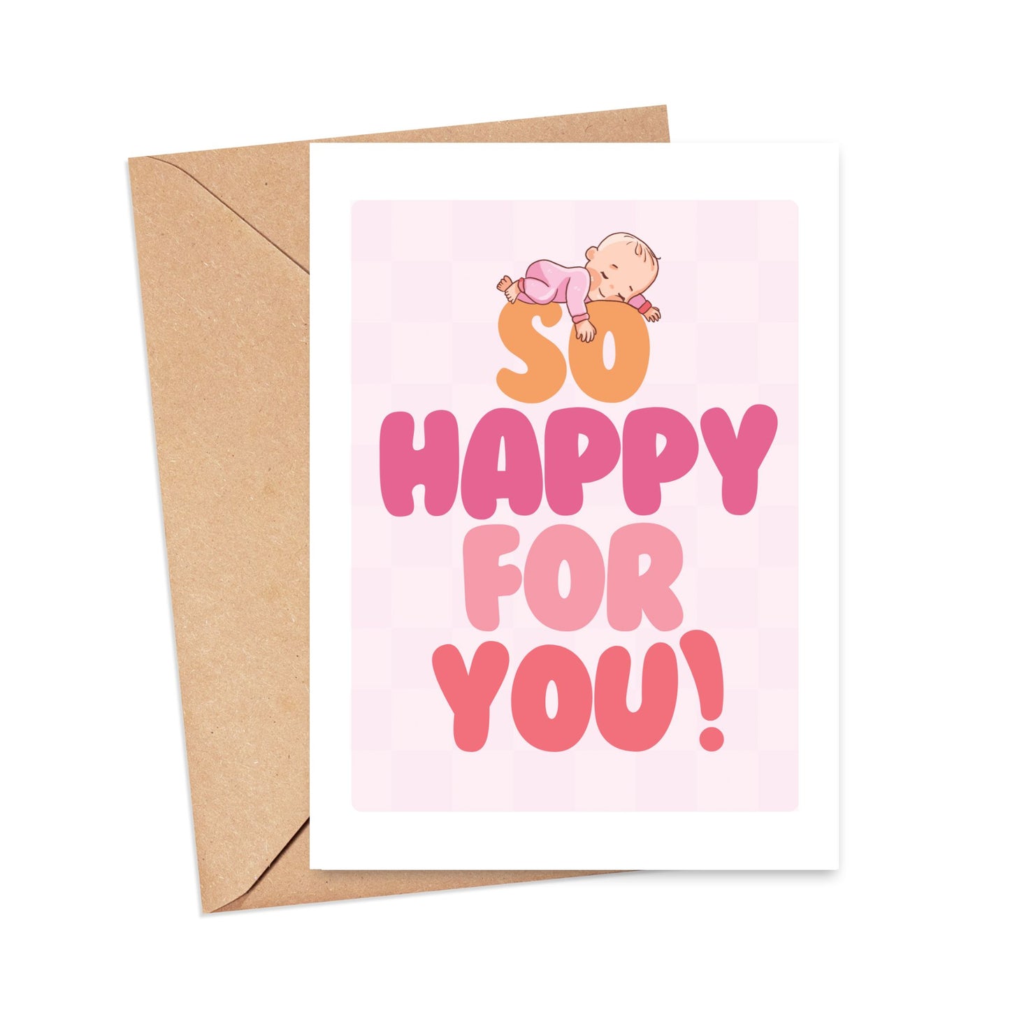 Oh Baby Cartoon Bottle Card (Copy) Simply Happy Paper