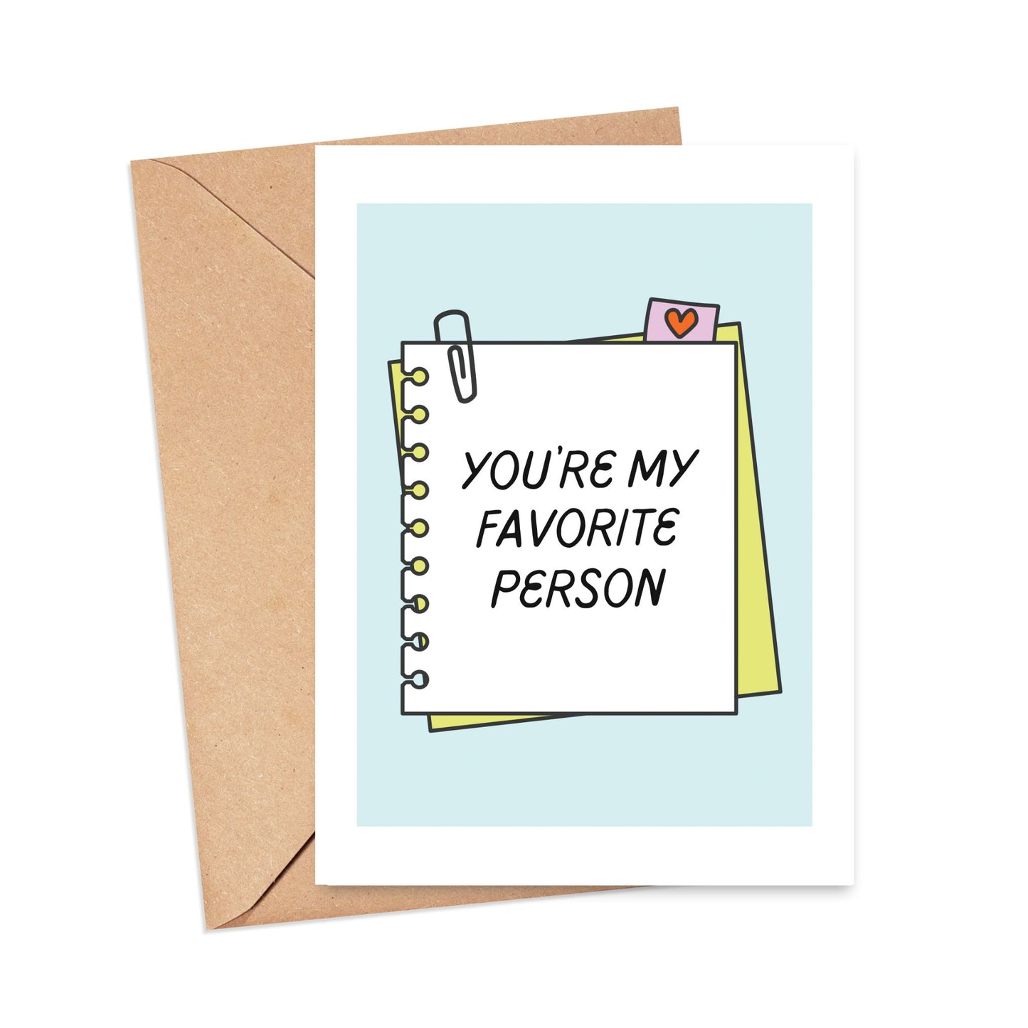 You're My Favorite Person Card Simply Happy Paper