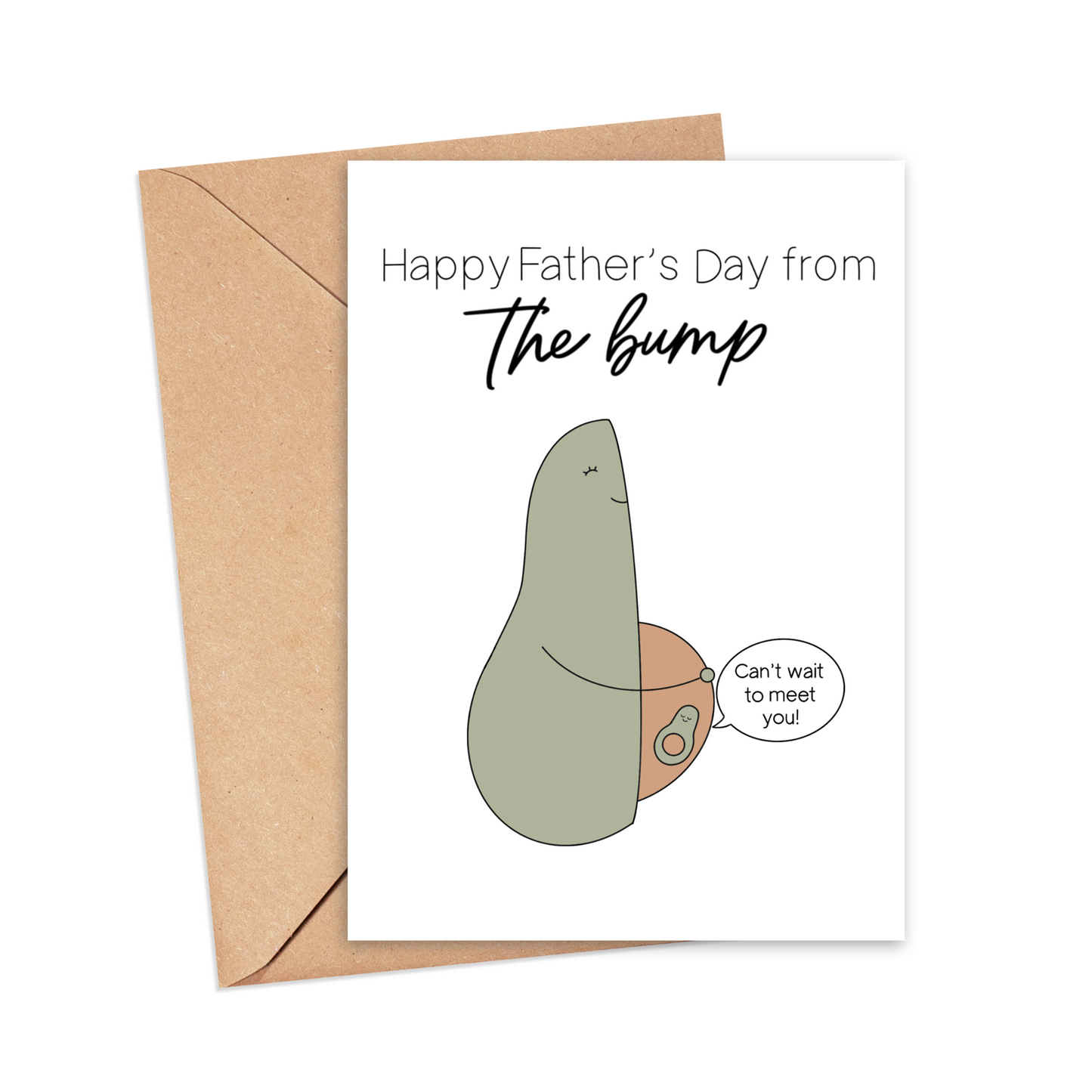 Happy Father's Day from the Bump Card Simply Happy Cards