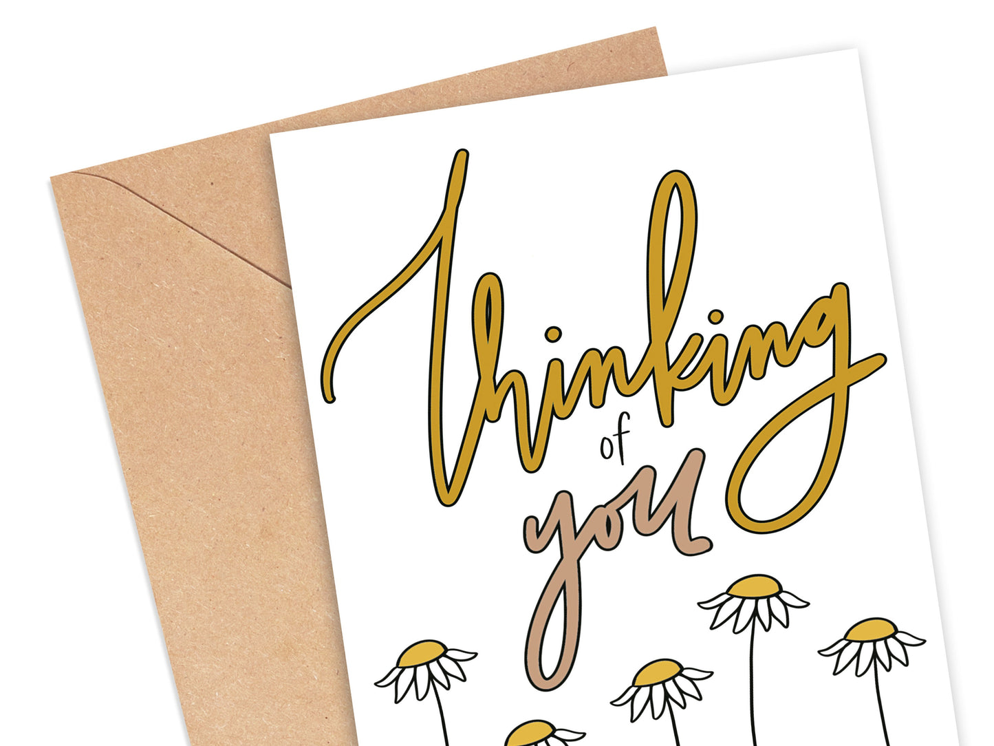 Thinking of You Pastel Flowers Card Simply Happy Cards