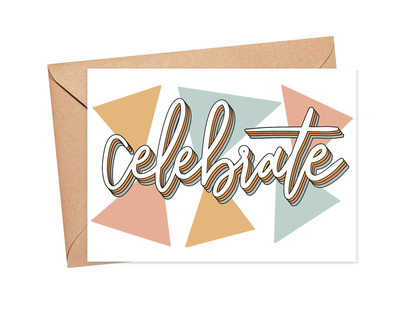 Colorful Celebrate Card Simply Happy Cards