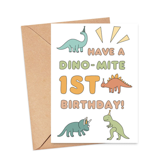 Dino-Mite Birthday Card Simply Happy Cards