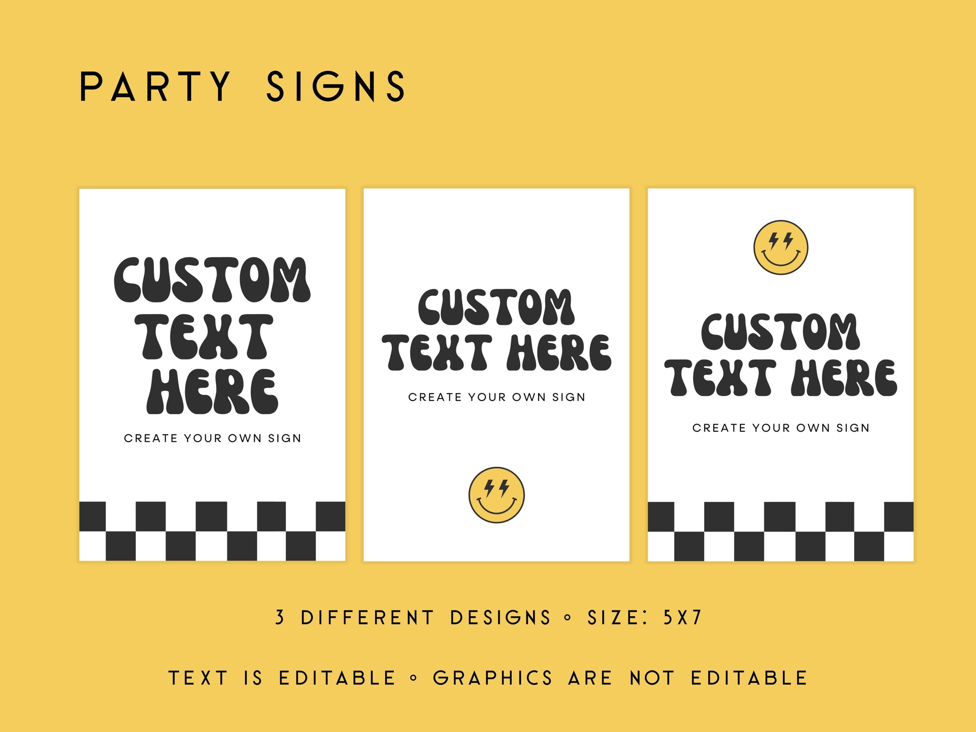 Two Cool Smiley Face Birthday Party Bundle Simply Happy Paper