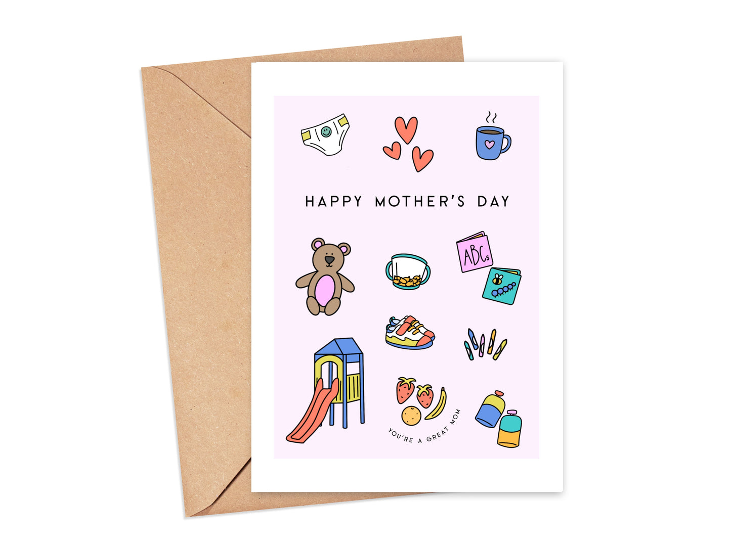 Happy Mother's Day - You're a Great Mom Card Simply Happy Paper