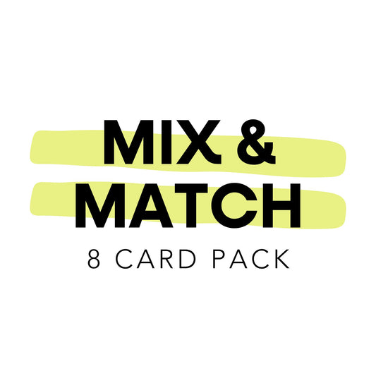 8 Card Mix & Match Pack Simply Happy Paper
