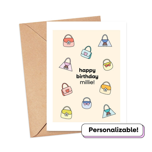 Purse Birthday Card Simply Happy Cards