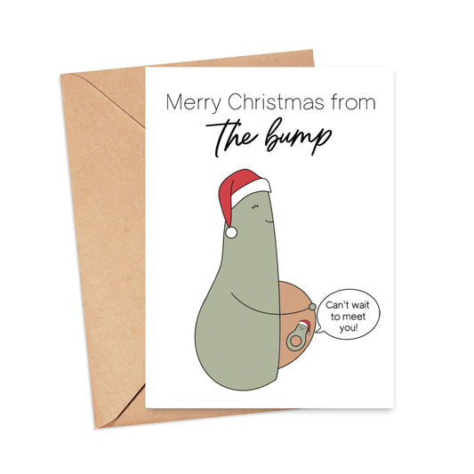 Merry Christmas from the Bump Card Simply Happy Cards