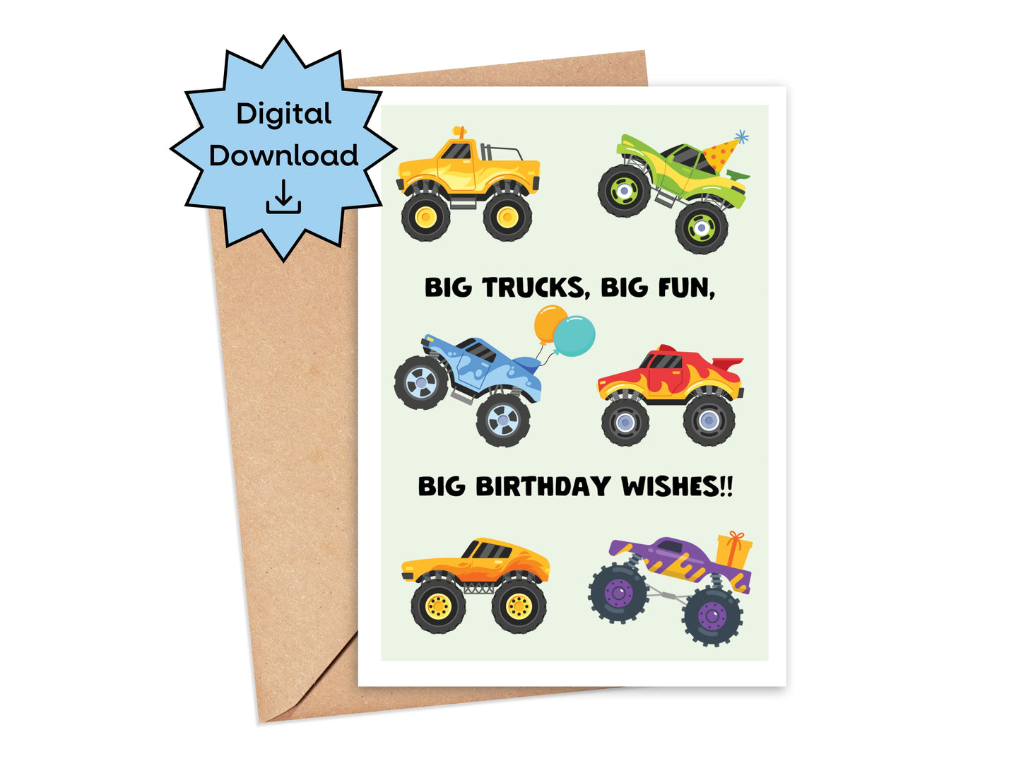 DIGITAL Wildflower Thank You Card Simply Happy Paper