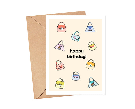 Purse Birthday Card