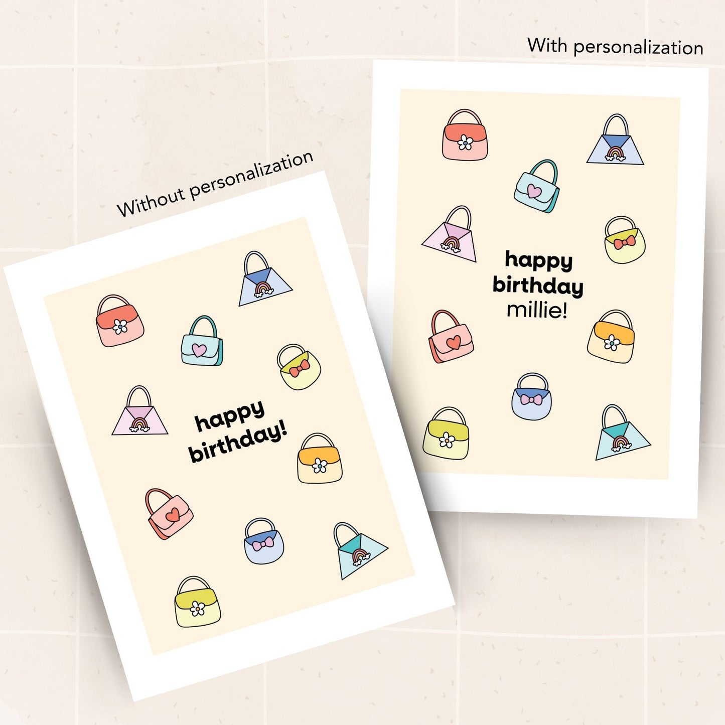 Purse Birthday Card Simply Happy Cards