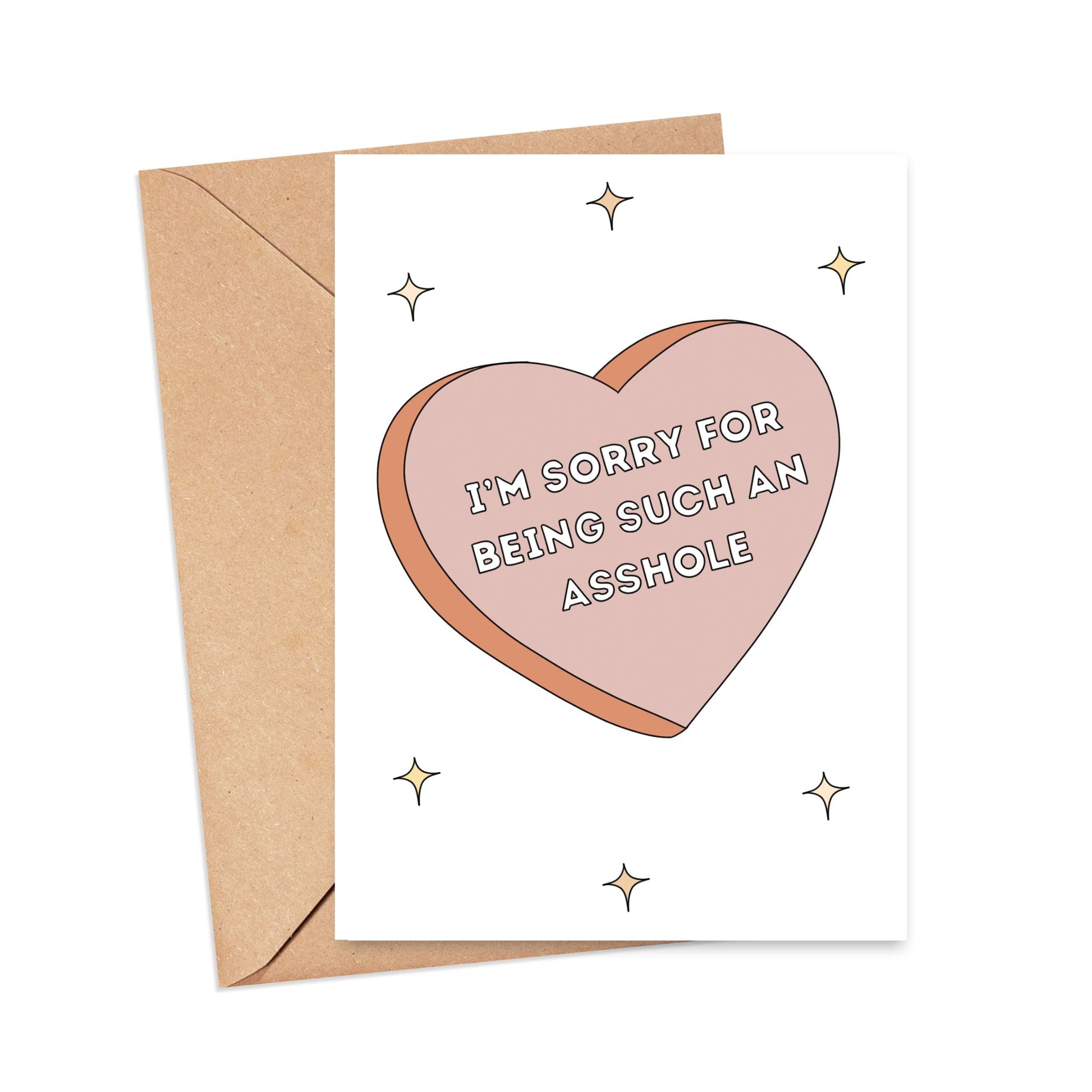 Funny Apology Magnet - "I'm Sorry I Called You An Asshole. I Thought You Knew." 2x3 Inch Humorous Fridge Decoration
