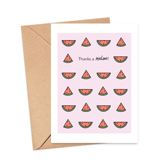 Thanks a Melon Watermelon Card Simply Happy Cards