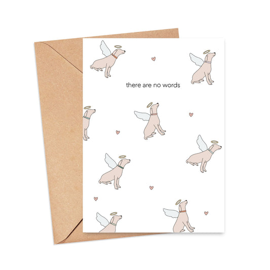 There are No Words Dog Card Simply Happy Cards