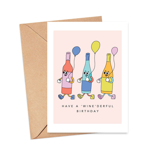 Wine-derful Birthday Simply Happy Cards