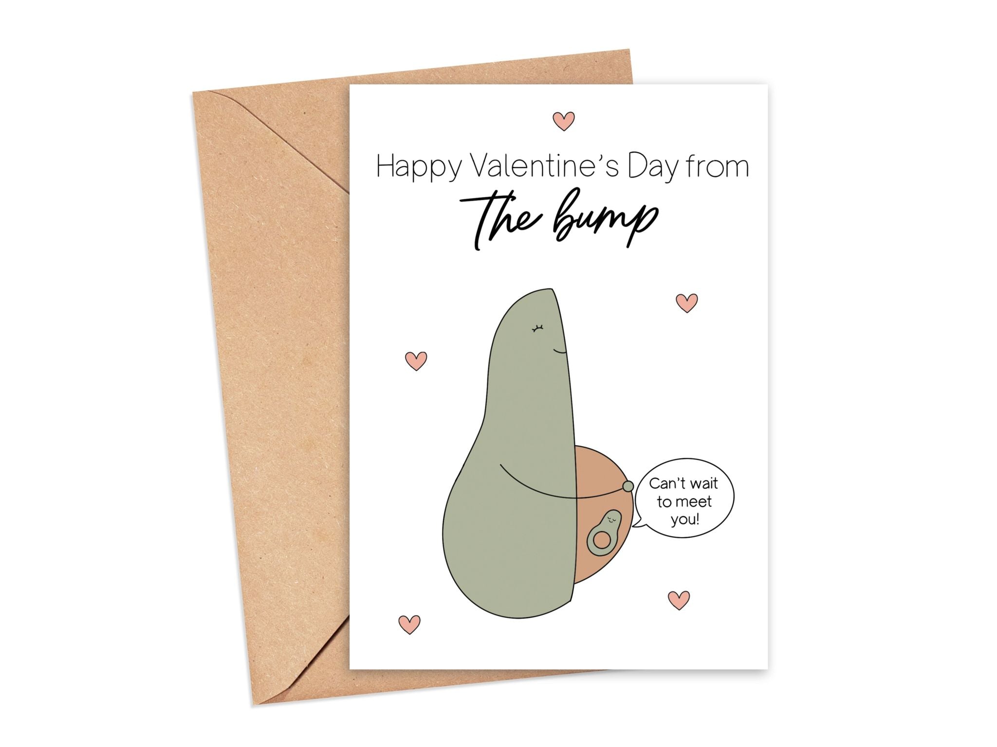 Happy Valentine's Day from the Bump Card – Simply Happy Paper
