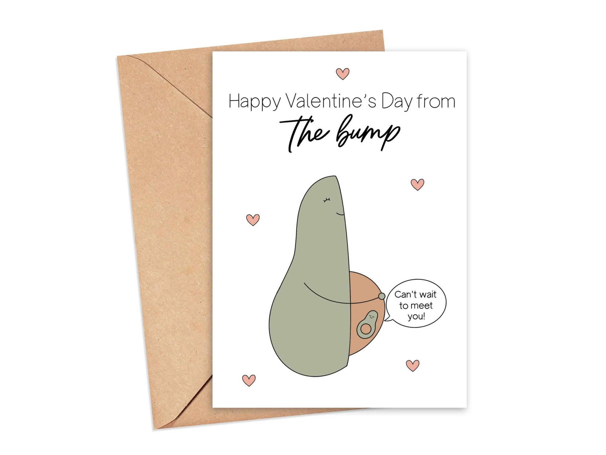 Happy Valentine's Day from the Bump Card Simply Happy Cards