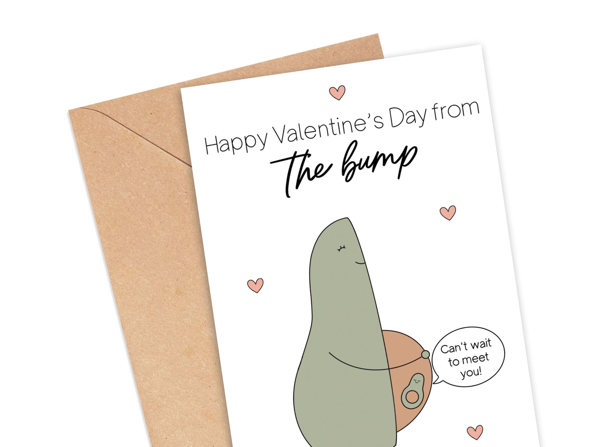 Happy Valentine's Day from the Bump Card – Simply Happy Paper