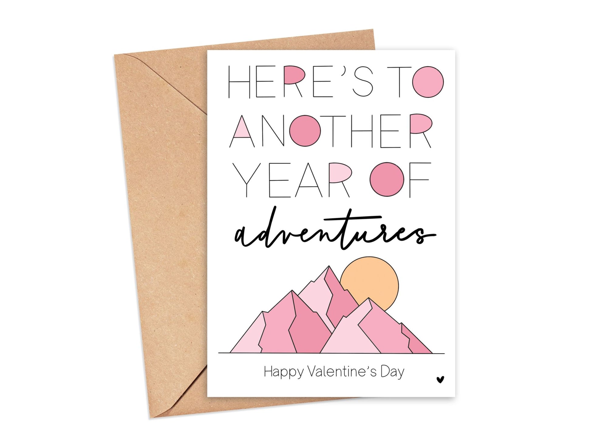 Here's to Another Year of Adventures Valentine's Day Card Simply Happy Cards