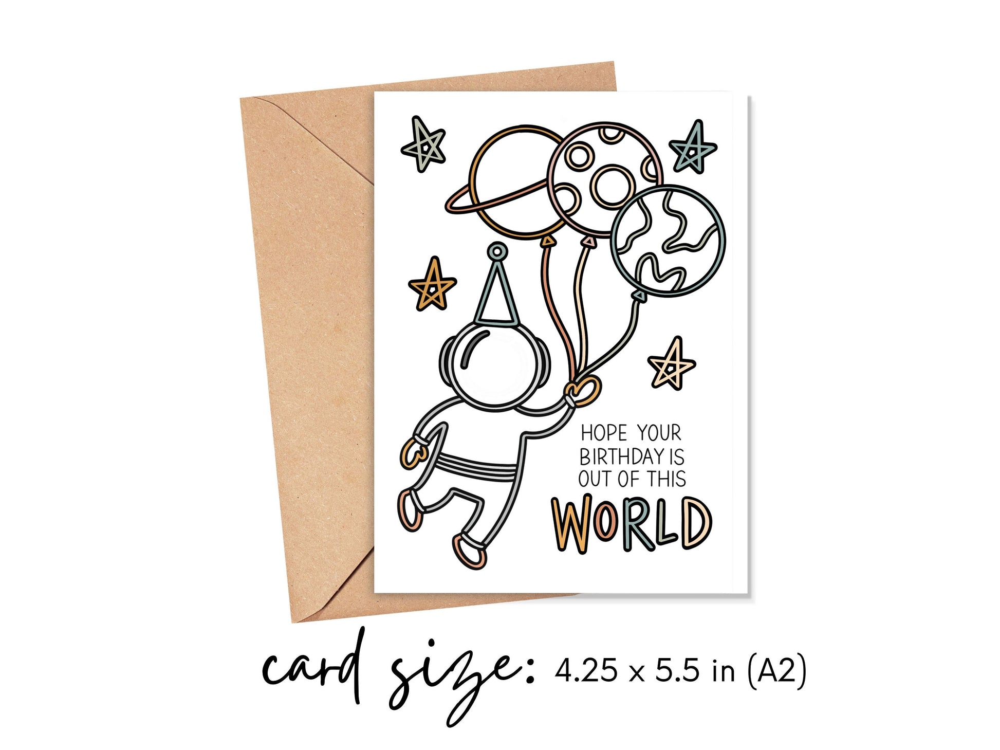 Hope Your Birthday is Out of This World Card Simply Happy Cards