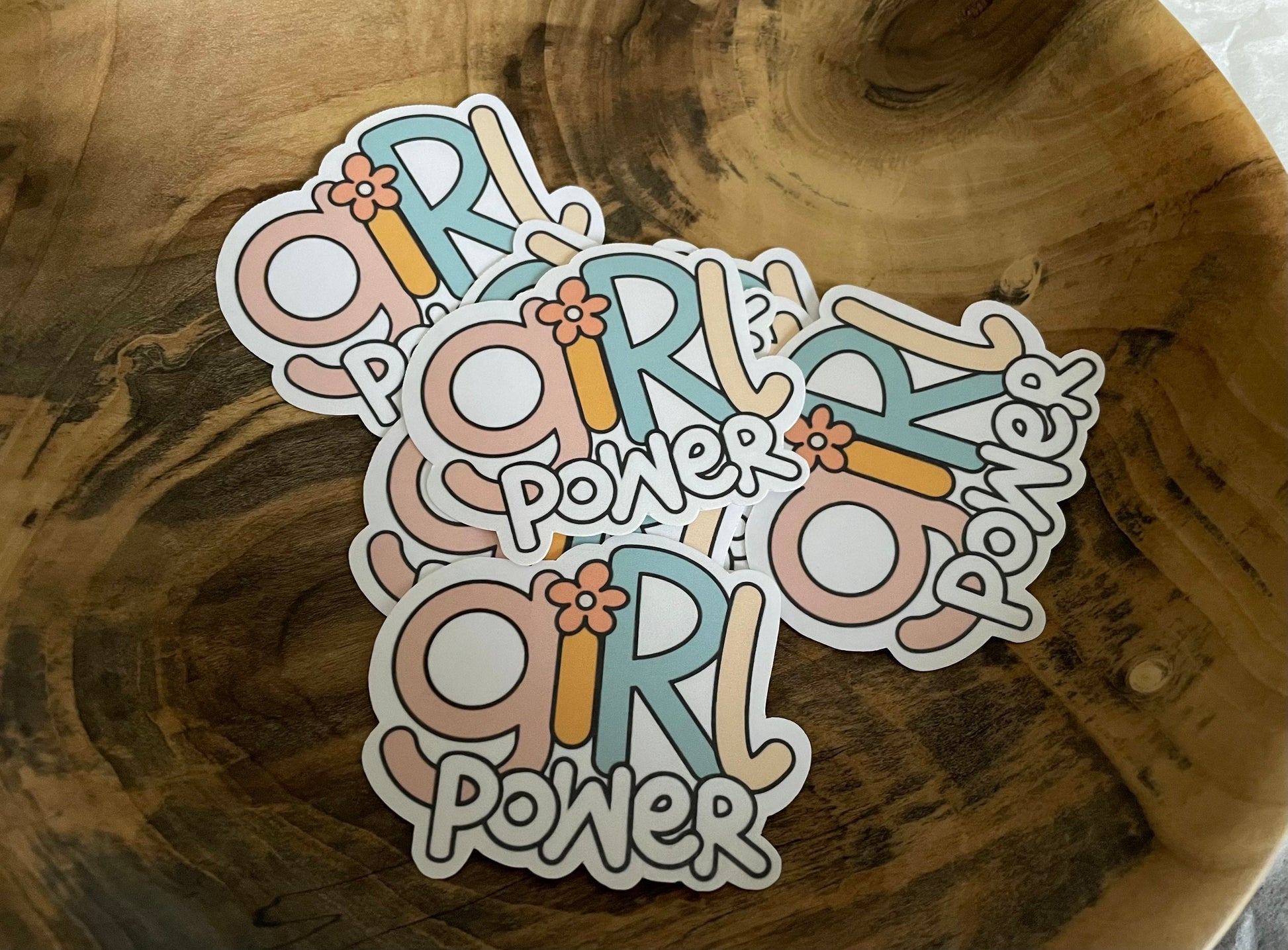 Girl Power Sticker (2.5x2 in) Simply Happy Cards