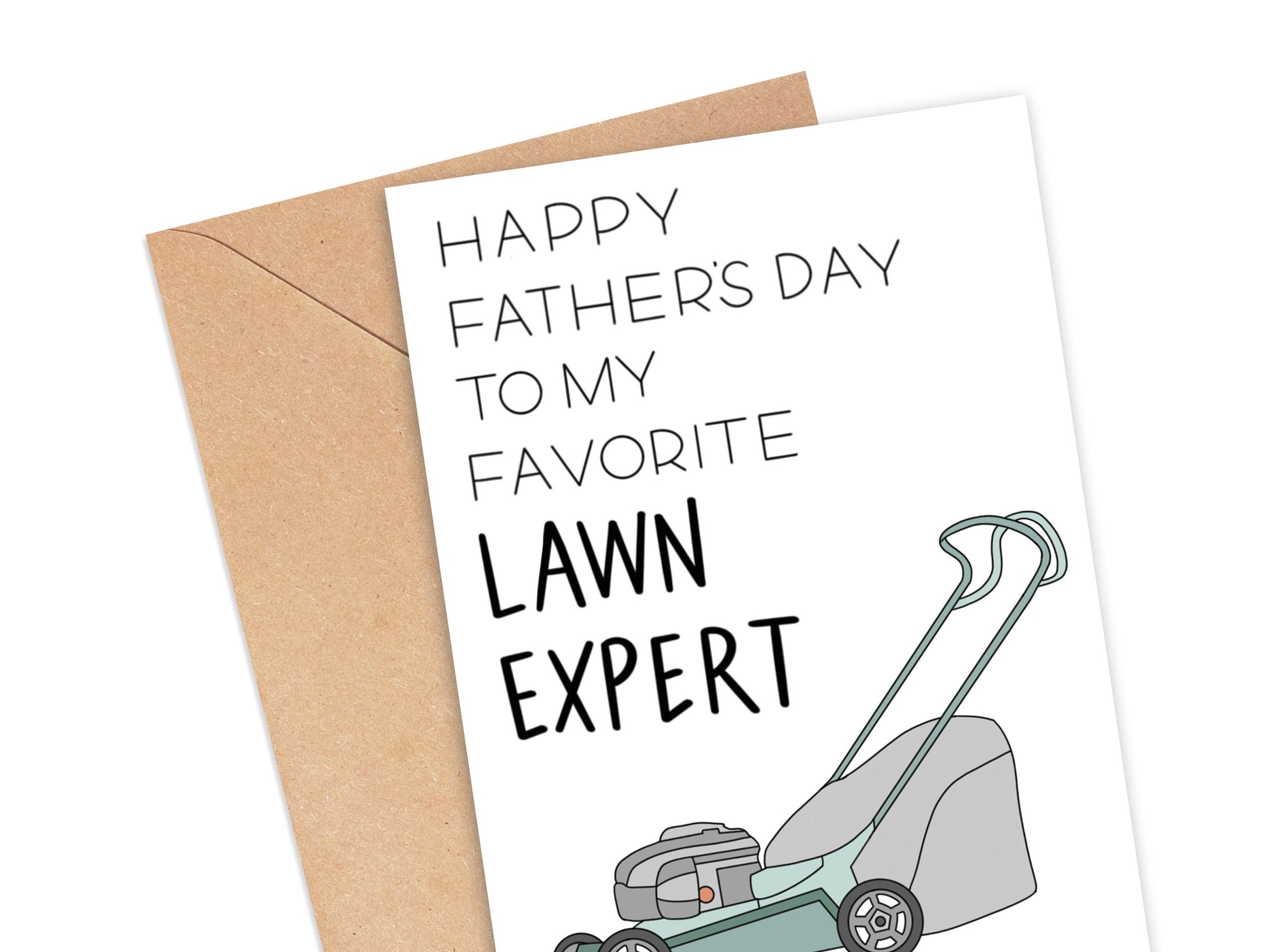 Happy Father's Day to My Favorite Lawn Expert Card Simply Happy Cards