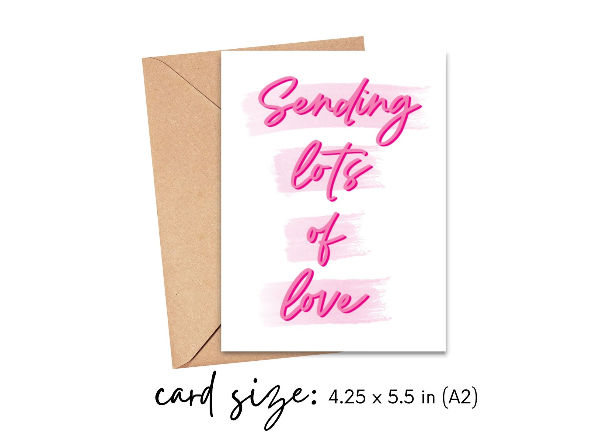 Sending You Lots of Love Card Simply Happy Cards