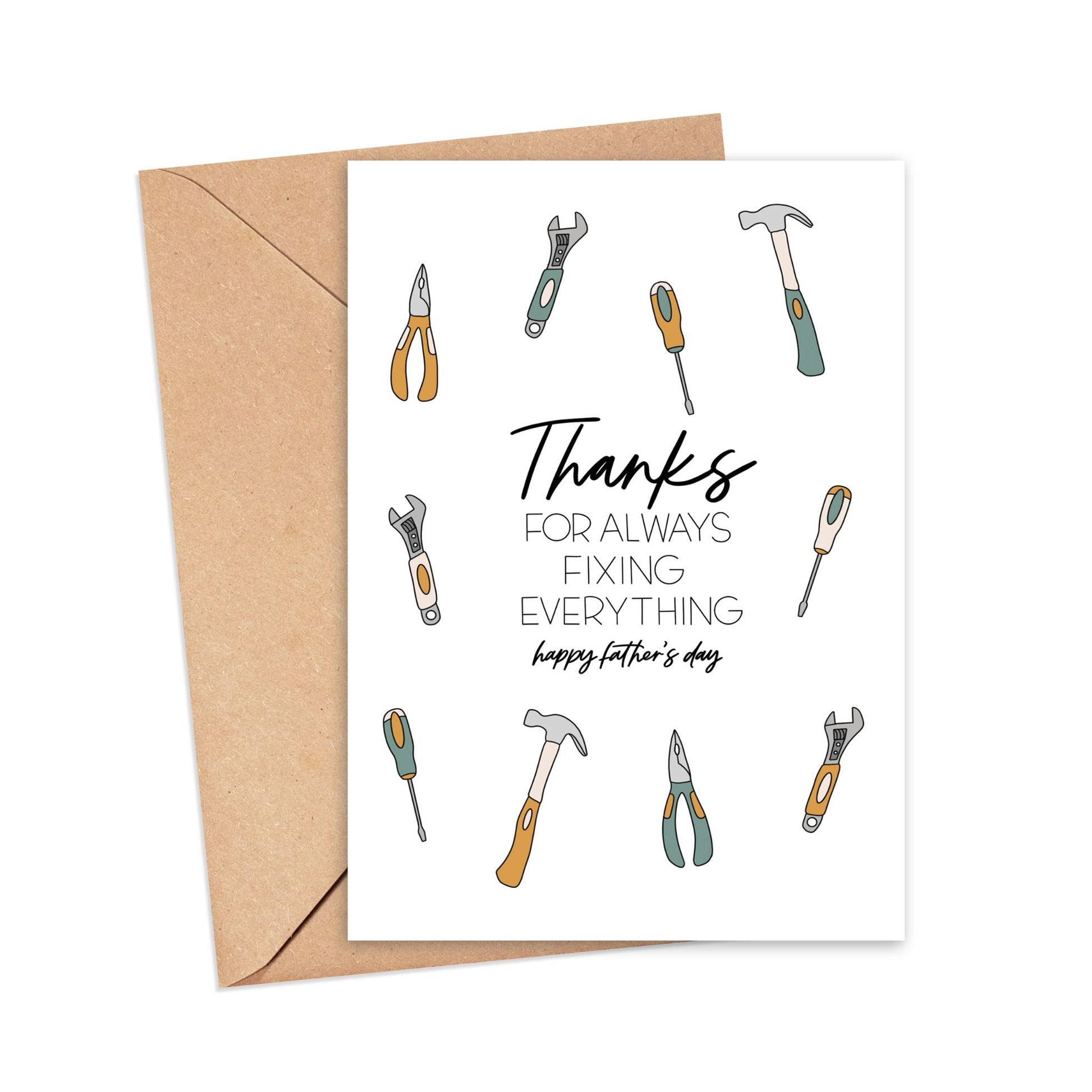 Thanks for Always Fixing Everything Card Simply Happy Cards